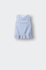 Springfield Kids Blusa rayas oxford ni&ntilde;a azul