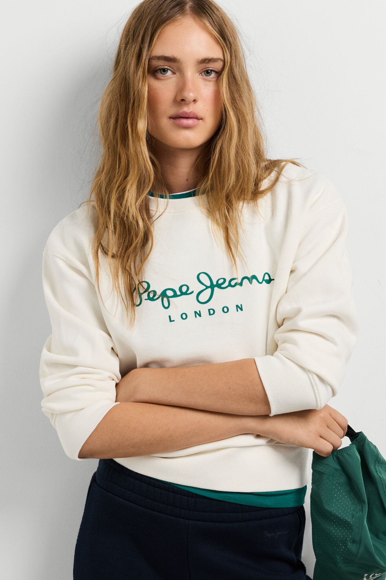 Pepe Jeans Sudadera de cuello redondo logo