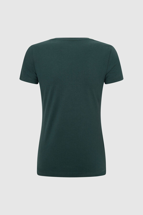 Springfield Basic T-shirt zelena