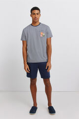 Springfield Garfield kratka pidžama Plava