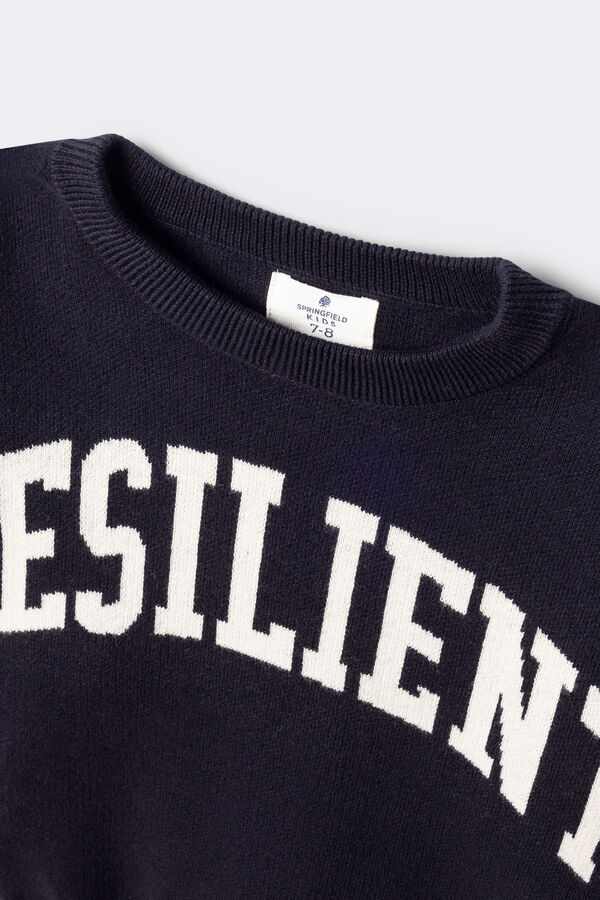 Springfield Kids „Otporni“ dečiji džemper Plava