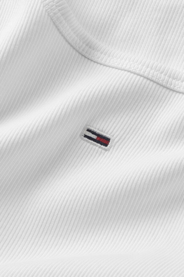 Tommy Jeans Top de tirantes de mujer Tommy Jeans blanco