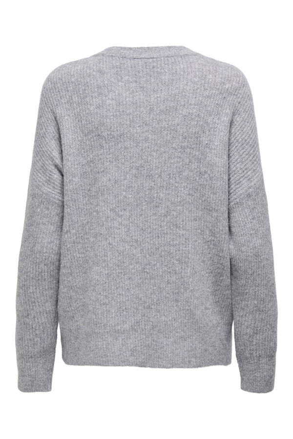 Only Camisola oversized com texto PARIS cinzento