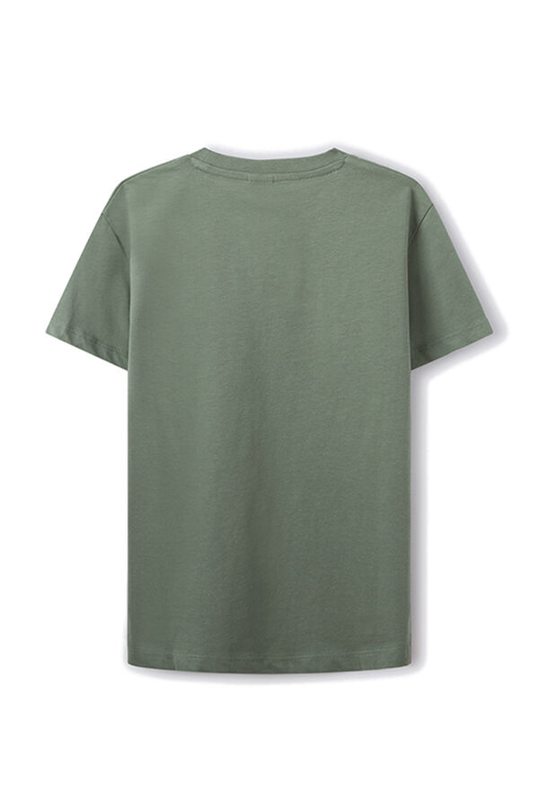 Springfield T-shirt logo Springfield menino verde