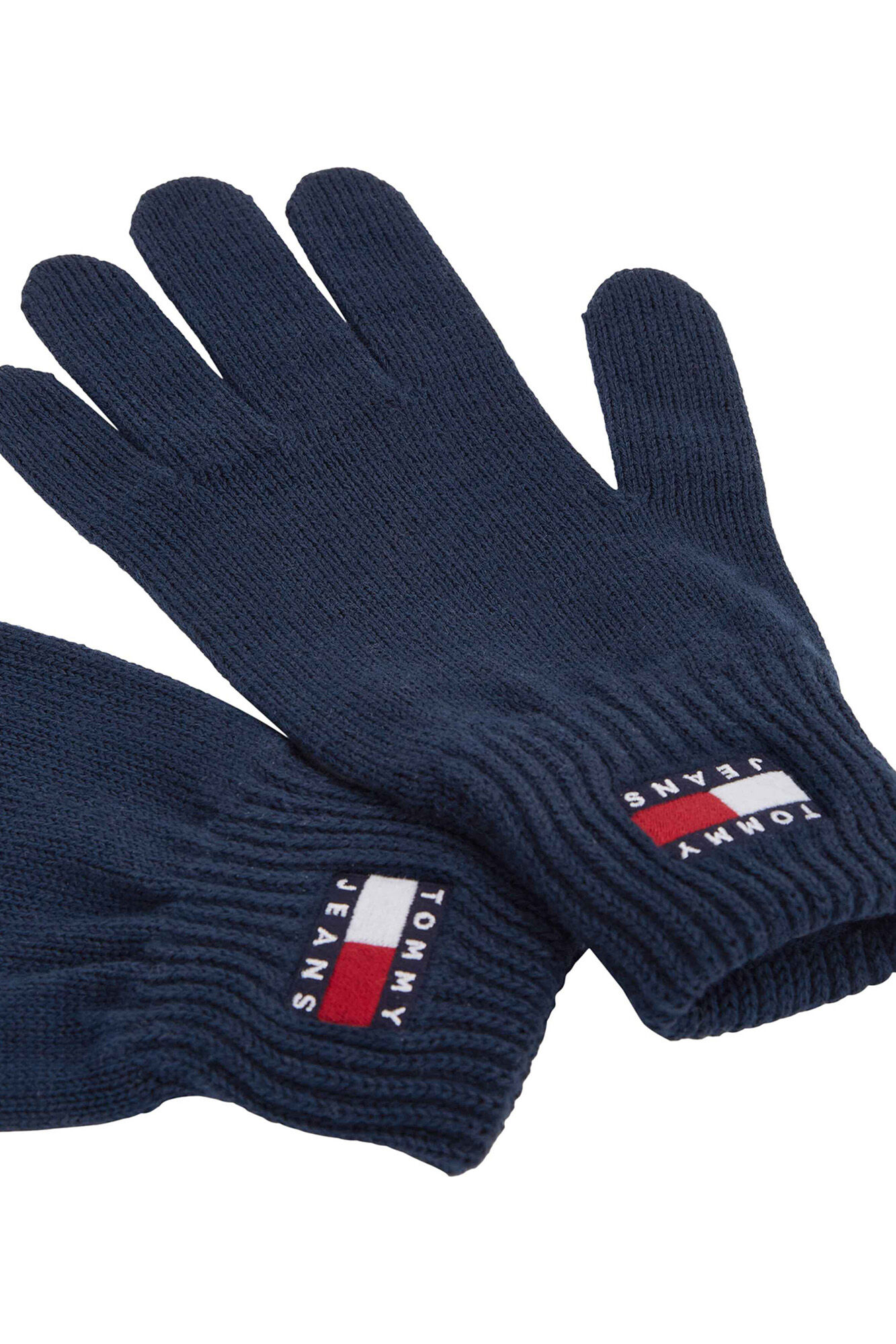 Tommy Jeans Luvas de malha azul malha Tommy Jeans