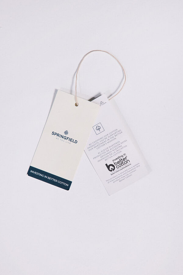 Springfield Cut long sleeve t-shirt beige