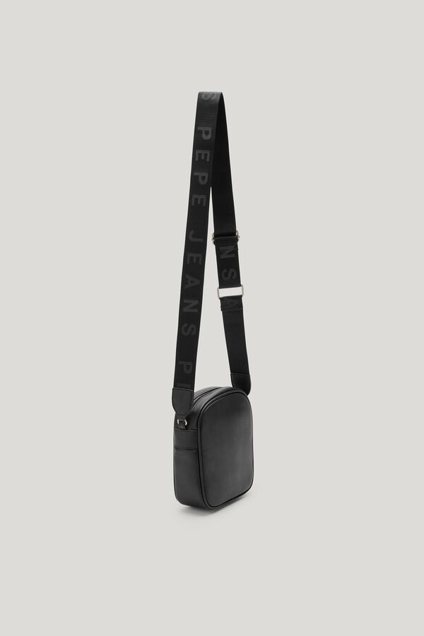 Pepe Jeans Bolsa a tiracolo compacta preto