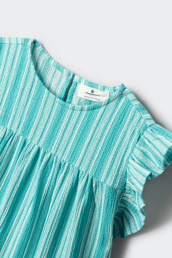 Springfield Kids Haljina na pruge za devojčice Print