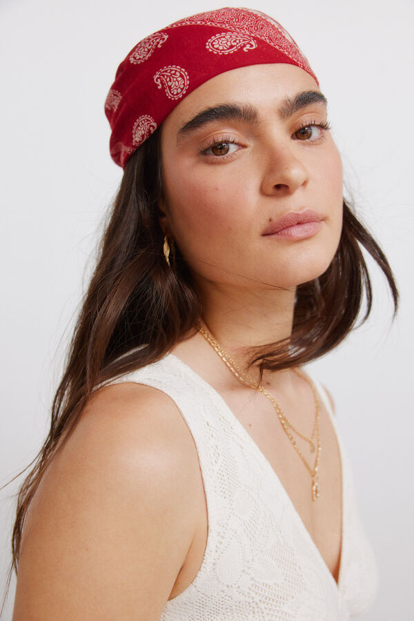 Springfield Velika bandana marama Crvena