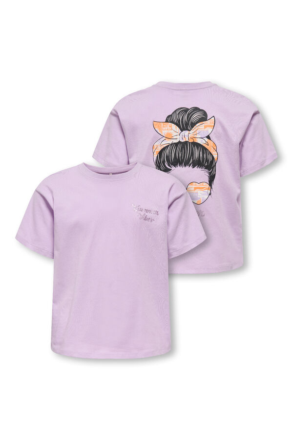 Only Girls Camiseta manga corta morado/lila