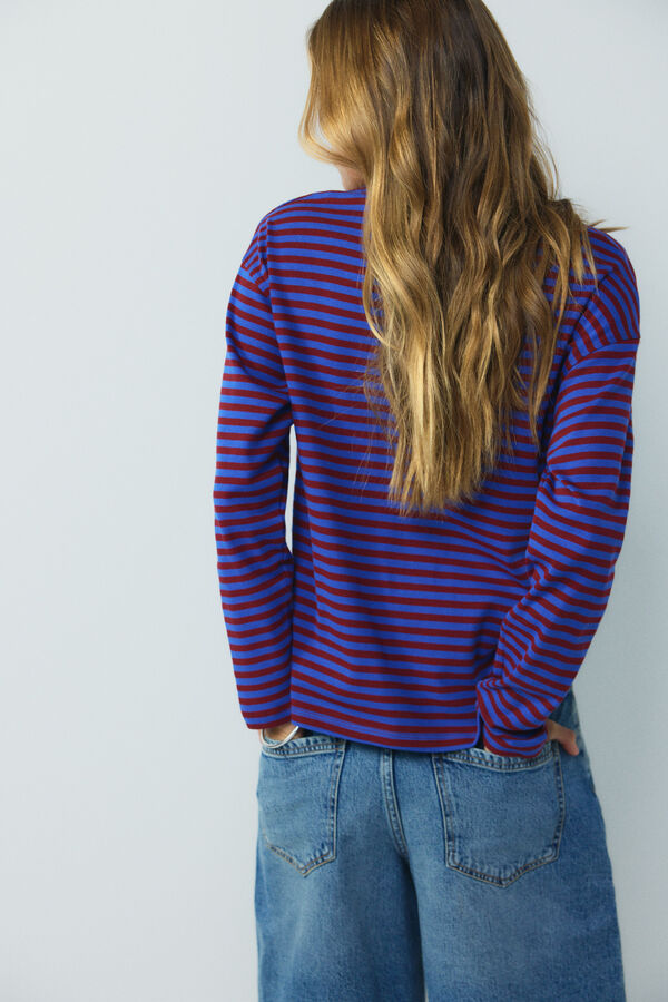High Spirits Breton T-Shirt barna