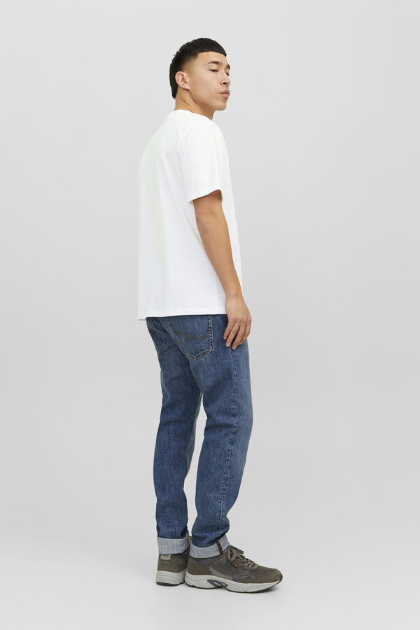 Jack & Jones Camiseta est&aacute;ndar fit blanco