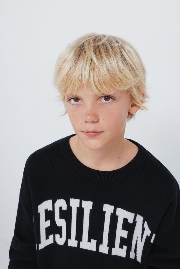 Springfield Kids „Otporni“ dečiji džemper Plava