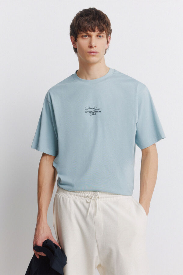 Springfield T-shirt entertaiment azul