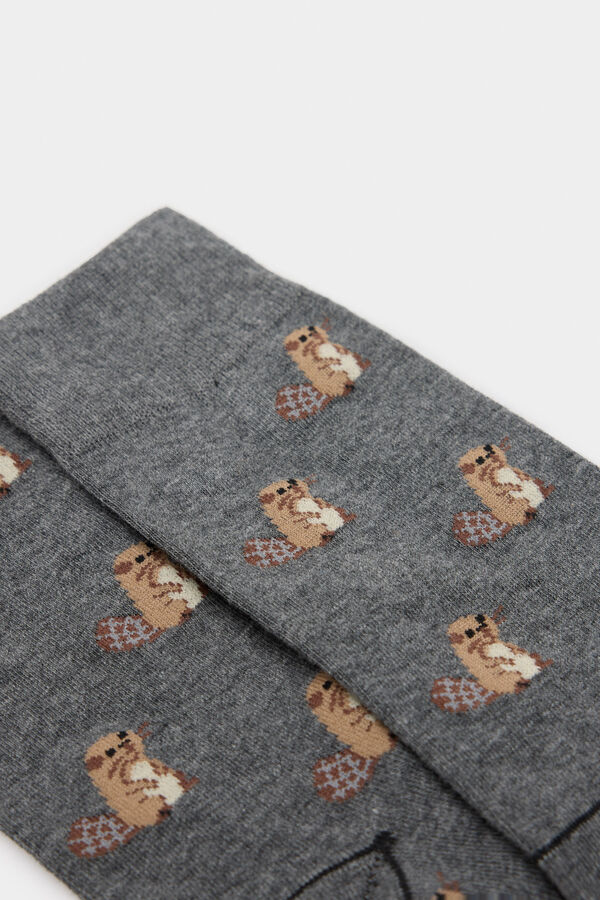 Springfield Cotton beaver socks grey