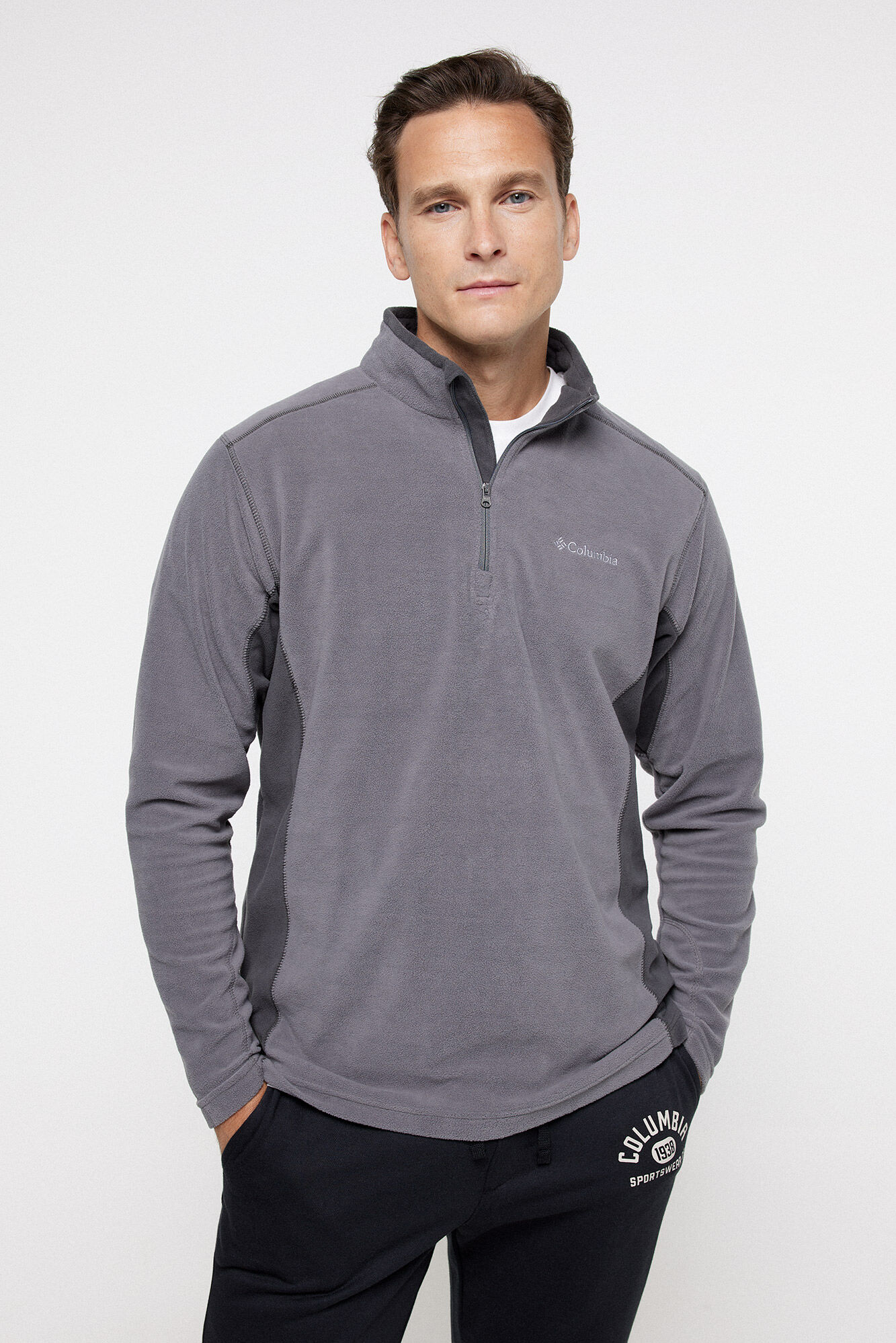 Columbia Forro polar con media cremallera Klamath Range&trade; II de Columbia para hombre