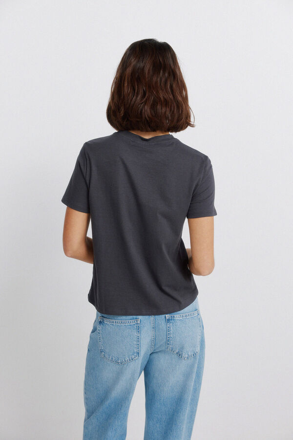 Springfield Majica kratkih rukava sa nitnama Zelena