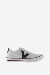 Springfield Contrast Canvas Tribu Trainers white