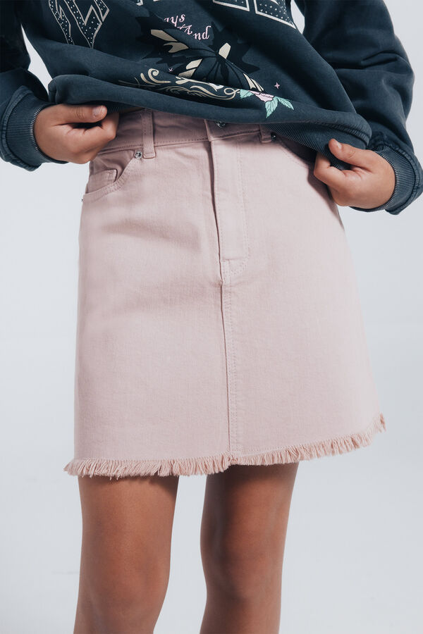 Springfield Kids Suknja sa resama za devojčice Roze