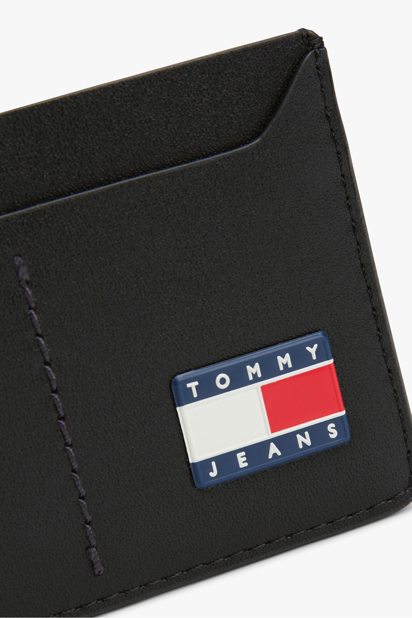 Tommy Jeans Porta-cart&otilde;es masculino preto da Tommy Jeans.