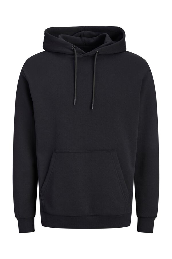 Jack & Jones Sudadera relaxed con capucha negro