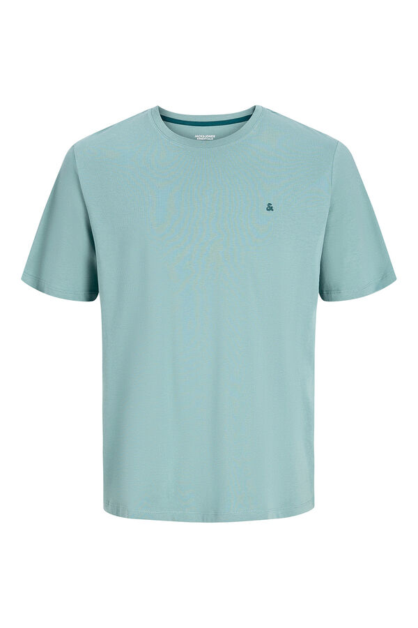 Jack & Jones Camiseta regular fit algod&oacute;n turquesa