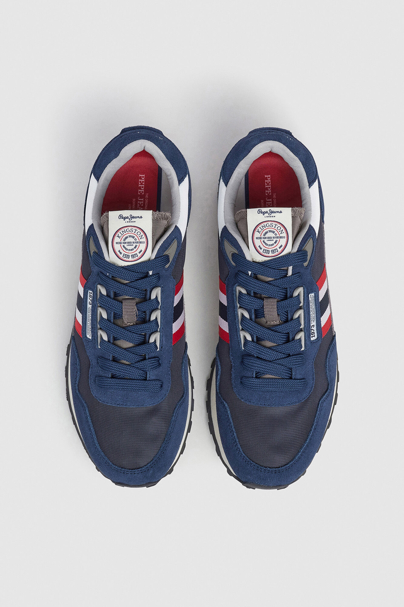 Pepe Jeans Zapatillas Running Con Detalles En Ante