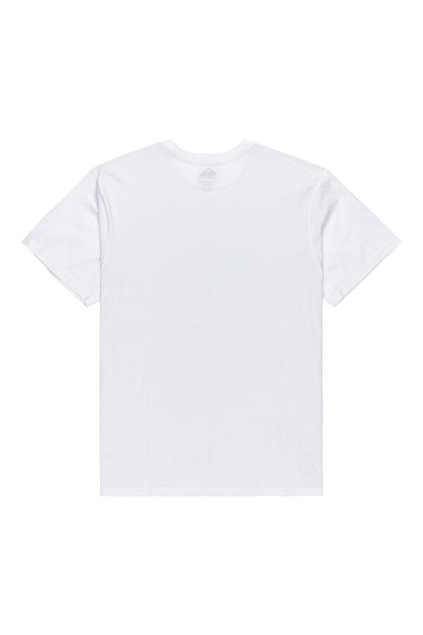 Quiksilver Linha Tipo - Camiseta para homem manga curta branco