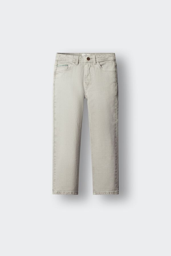 Springfield Kids Dečije teksas pantalone Siva