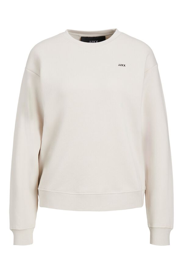 Jack & Jones Sudadera cuello redondo gris