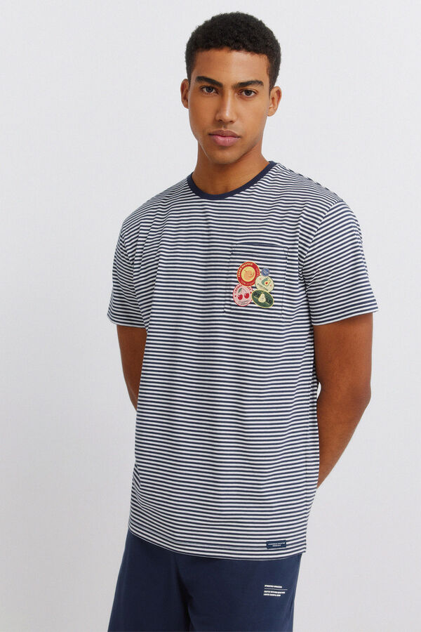 Springfield Garfield kratka pidžama Plava