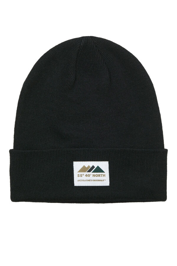 Jack & Jones Gorro de punto negro