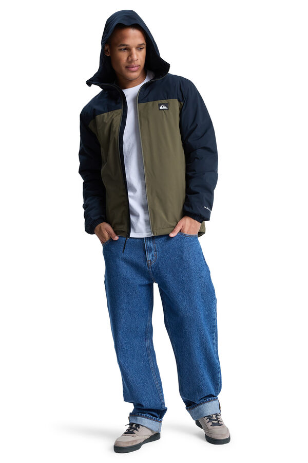 Quiksilver Jaqueta para homem impermeável Overcast 3K Insulated estampado