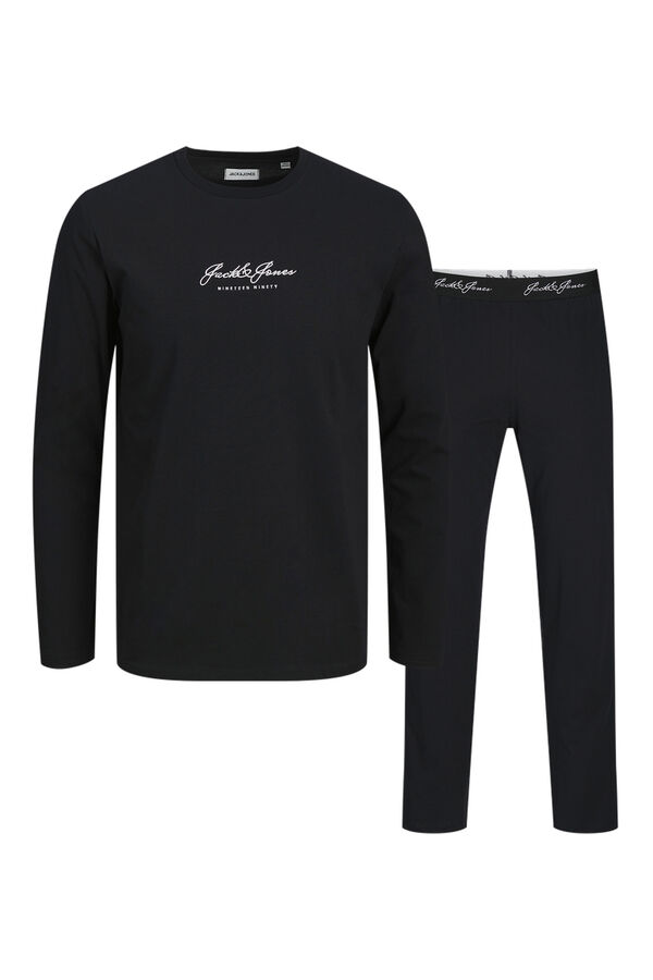Jack & Jones Junior Set de pijama con logo negro