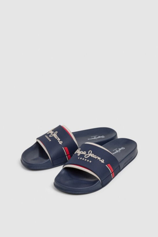 Pepe Jeans Chanclas doble hebilla azul