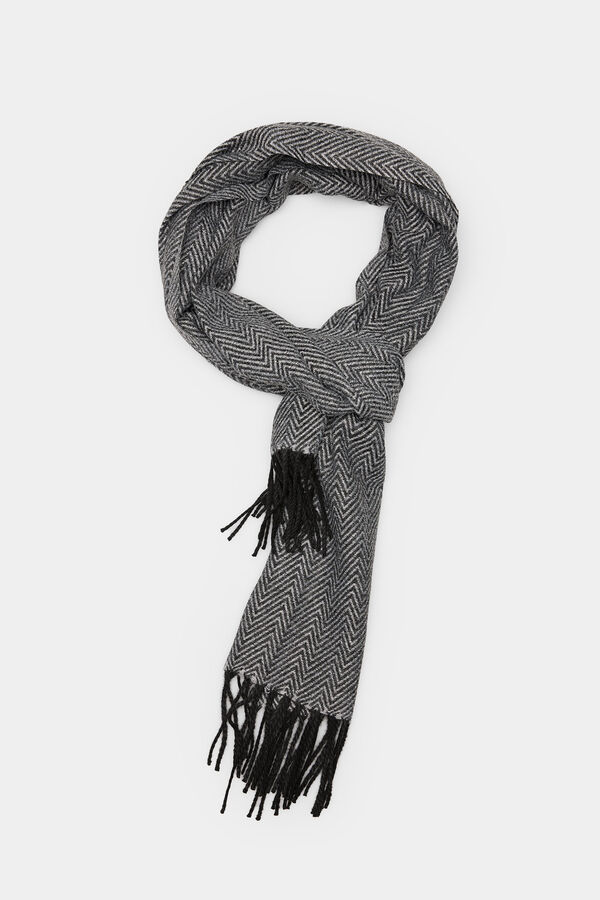 Springfield Bufanda gris espiga gris