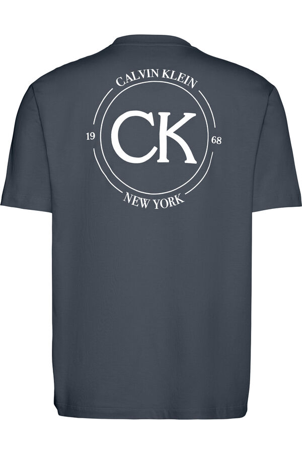 CK Jeans Camiseta con gr&aacute;fico gris