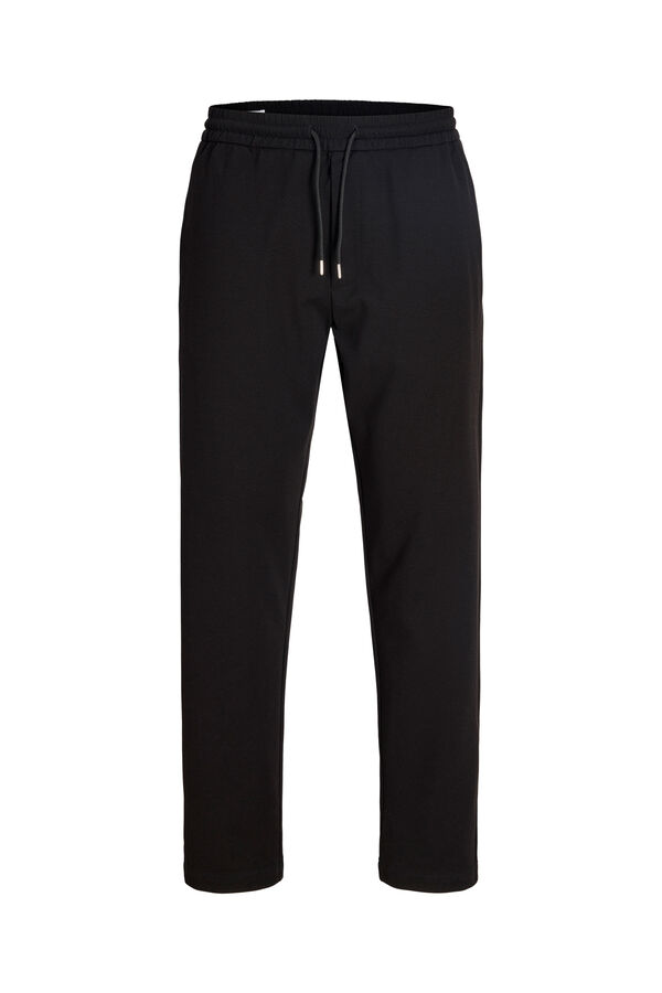 Jack & Jones Cal&ccedil;a relaxed de cintura m&eacute;dia preto