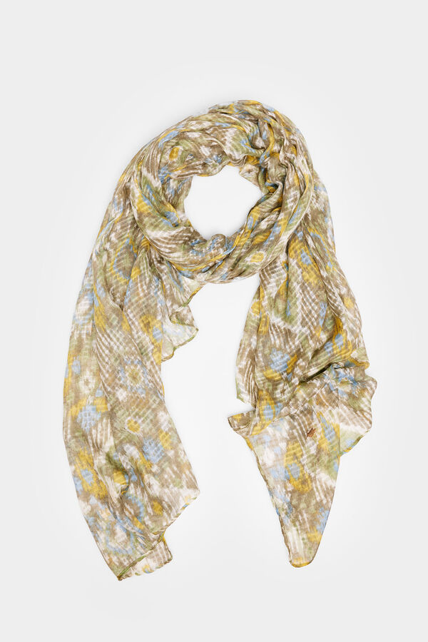 Springfield Ethnic scarf green