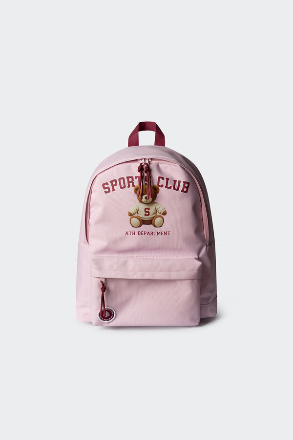 Springfield Kids Mochila urso menina rosa