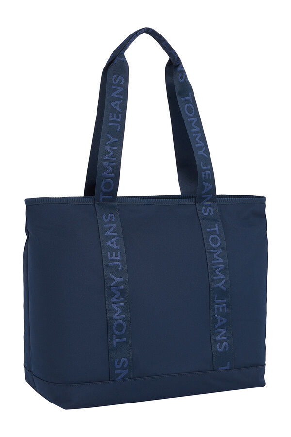 Tommy Jeans Bolso de mujer estilo tote en color azul marino de Tommy Jeans. azul