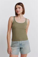 Springfield Majica sa vezom na bretele Kaki