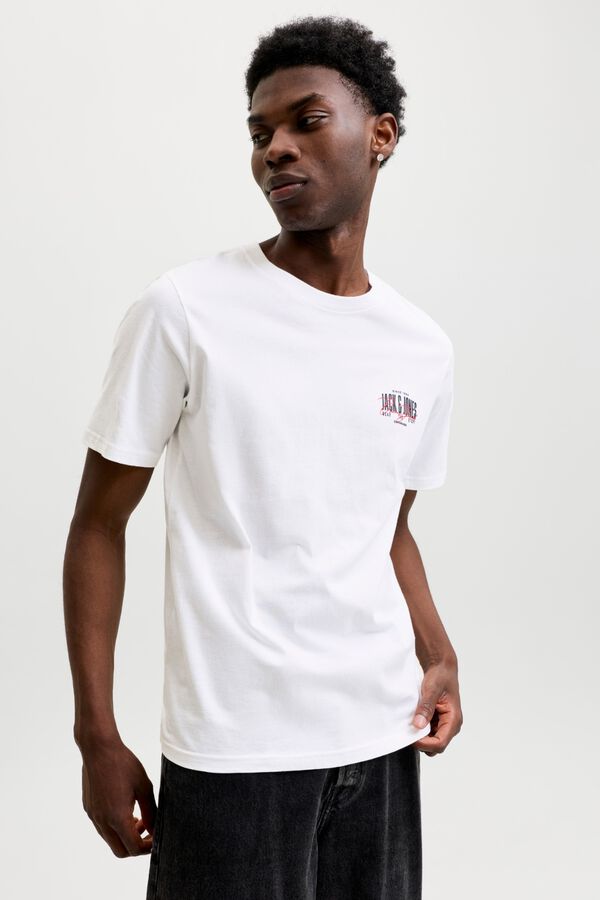 Jack & Jones Short sleeve T-shirt logo feh&eacute;r