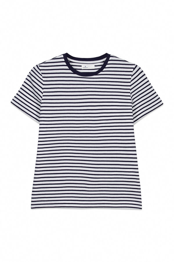 Springfield Osnovna majica sa kratkim rukavima Bež