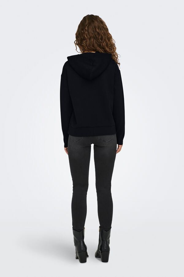 Only Sudadera con capucha negro