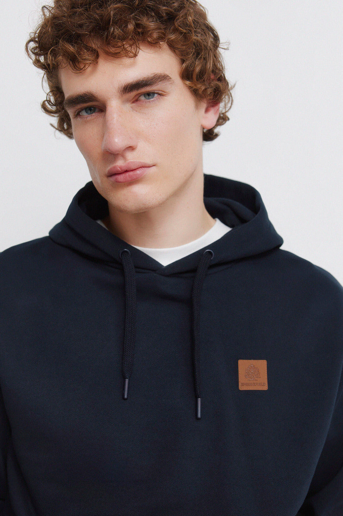 Springfield Jednobojan duks sa kapuljačom