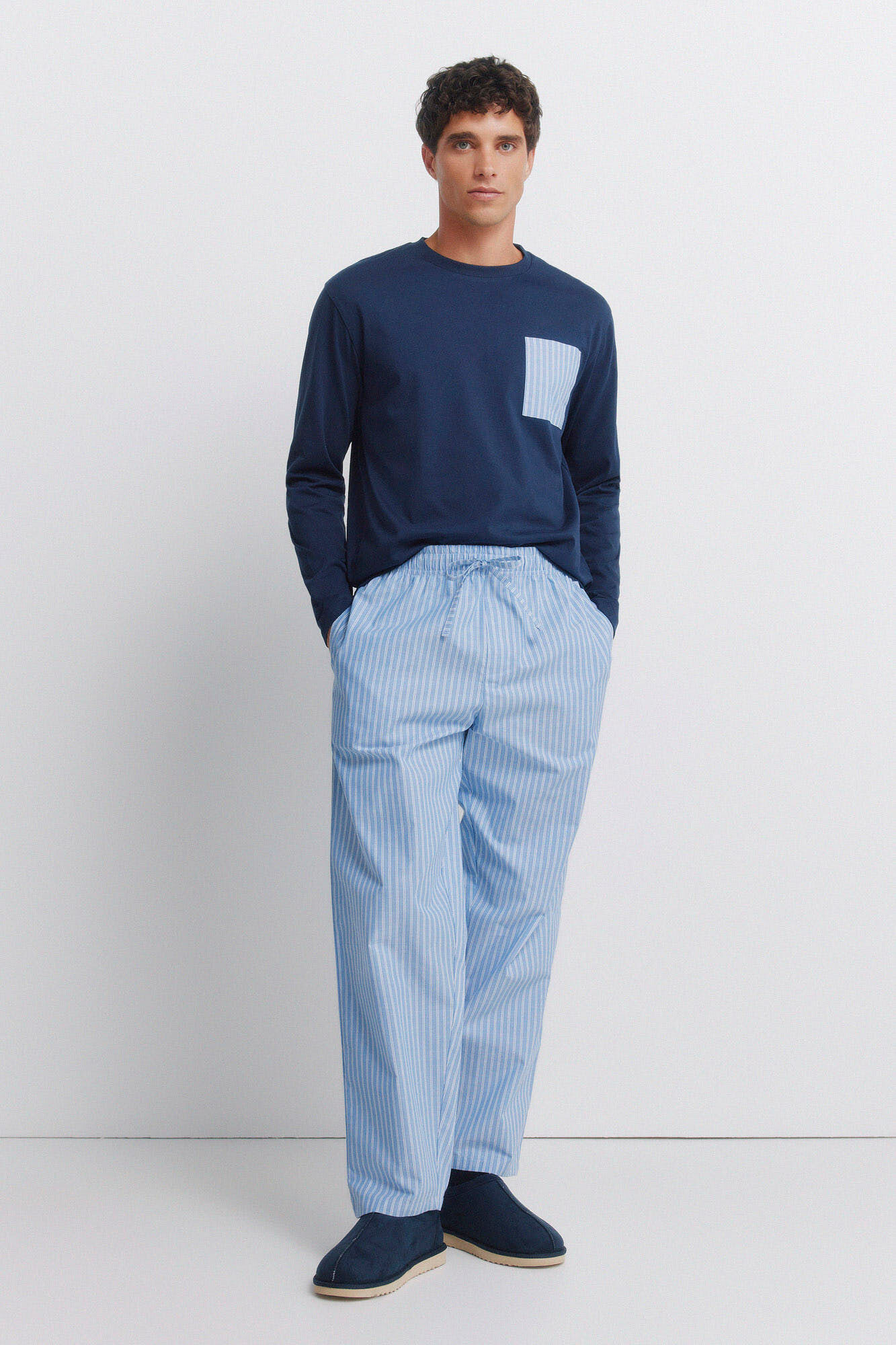 Springfield Duga pidžama na pruge