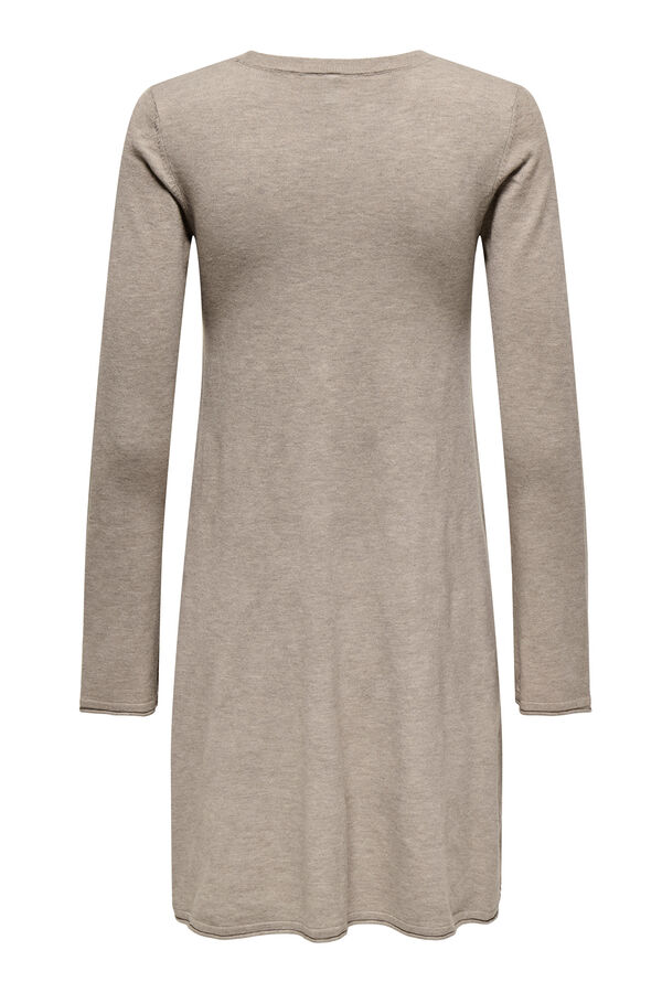 Only Short dress with long sleeve szürke