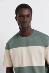 Springfield &Scaron;arena majica s blokovima boja Zelena