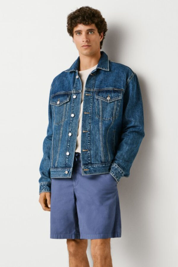 Pepe Jeans Cal&ccedil;&otilde;es em popelina azul